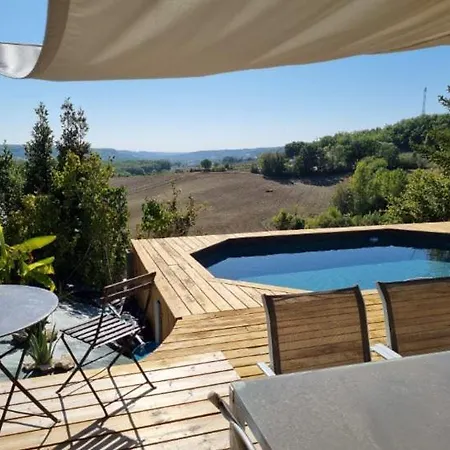 Avec Piscine Vue Sur Montcuq * Saint-Daunes